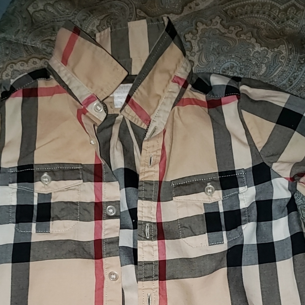 Burberry boys long sleeve
